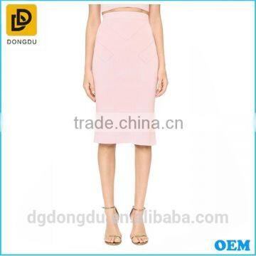 High Quality New Arrival Latest Skirt Design High Waisted Pencil Skirt