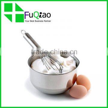 Hot Sale Cooking Tools Different size stainless steel hand hand held egg whisk