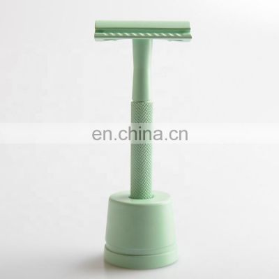 Personal Care Customized Shaving Tool Razor And Stand Shaving Kit With Logo