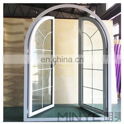 Shanghai Factory Used Exterior French Design Aluminum Glass Casement Door