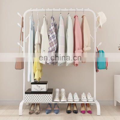 Multi-function Metal Garment Rack Freestanding Clothes Rack With Hooks Clothes Hanger Product