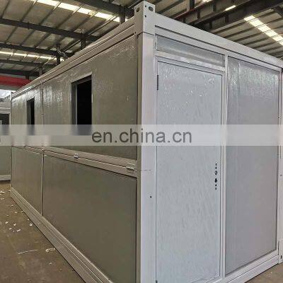 2022 newest 20ft best selling prefabricated foldable portable prefab folding container homes houses offices