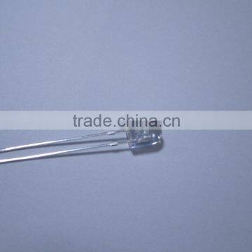 transparent 6100K white 5mm oval led diode with stopper