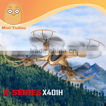 Minitudou helicopter 2.4G Quadcopter New Barometer Height MJX X401H Professional Drone With HD Camera