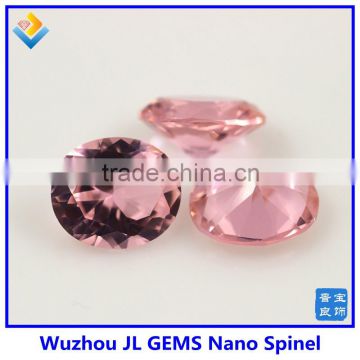 wholesale high quality Synthetic oval light pink Nano Spinel