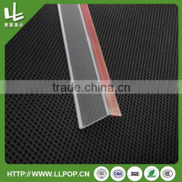 PVC Shelf Label Holder Clip Strips