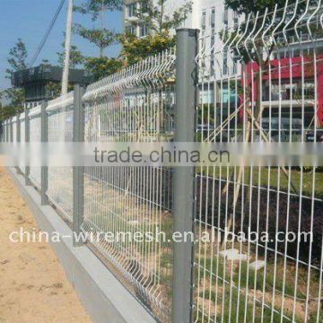 White PVC coated Fence Panels and Post