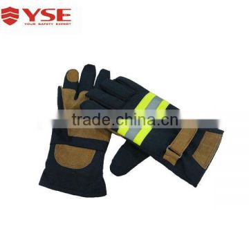 Aramid material firemen gloves ,CE standard safety gloves