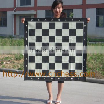 Garden chess set with pvc mat