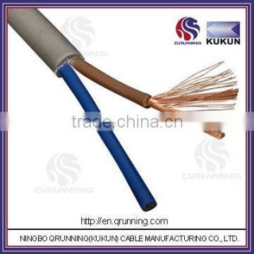 Flexible copper conductor PVC insulation PVC sheath multi-core wire