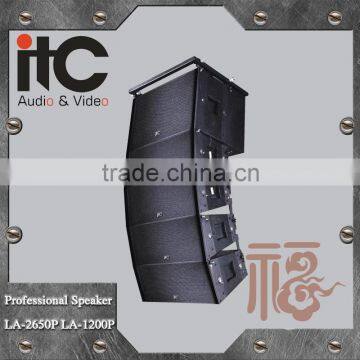 ITC LA Series 350W Subwoofer and 150W Full Range Driver 8ohm Active Line Array Speakers Professional