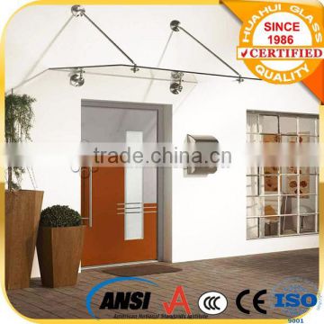 quality ultra clear laminated safety glass for building awning