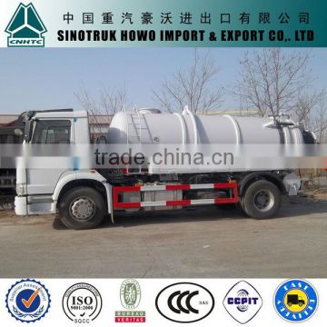 sinotruk 4x2 howo fecal suction truck 10cbm for sale