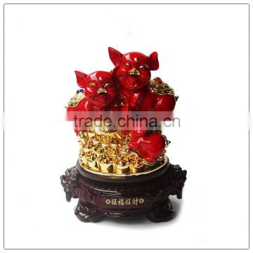 Resin Luckly Pig , resinic pig decoration ,Pig statue