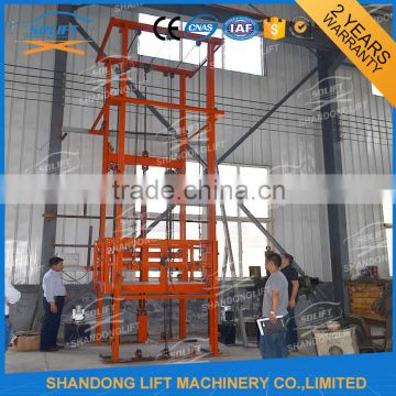 custom made hydraulic warehouse cargo lift price