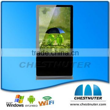 Chestnuter-Supermarket Android system 55 inch free stand touch screen kiosk with 3G/WIFI/Touch Screen