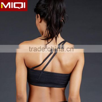 Professional yoga apparel wholesale sexy necks design ladies sports bra fitness wear for women