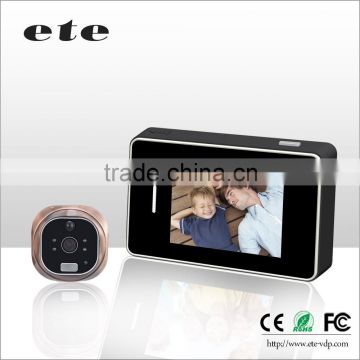 ETE Large touch screen 2.8" TFT LCD ETE Motion detection sensor peephole door eye camera security camera for apartment door
