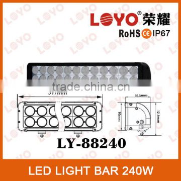 Factory wholesale price!!! 240W super bright led light bar, auto led driving light bar, led light bars for offroad