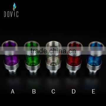 beautiful glass drip tips with ss base
