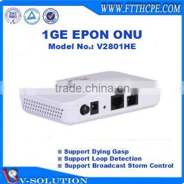 mini Casing FTTH Optical Fiber 1 Gigabit GEPON ONT with CE Certificated