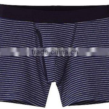 yarn dyed stripes boxer underwear for men