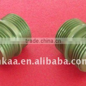 color aluminum double threaded pipe nut