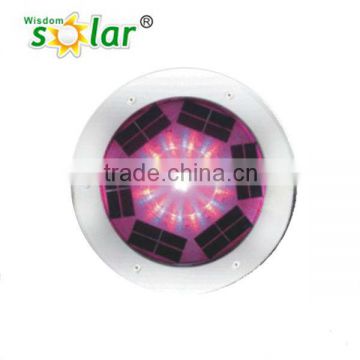 Brick solar recessed light with RGB/single color Led