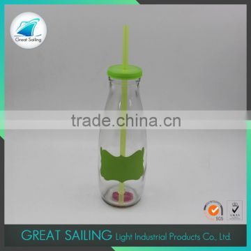 2016 New Product 50ml Milk Pudding Glass Bottle