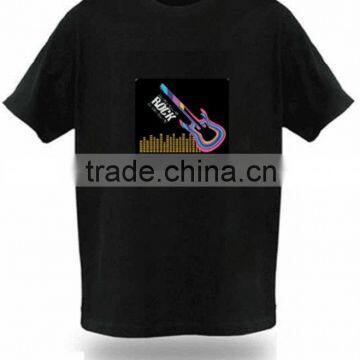 100% cotton equalizer el t-shirt with guitar design