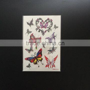 WMC-019 Small Butterfly Body Art Tattoo Sticker