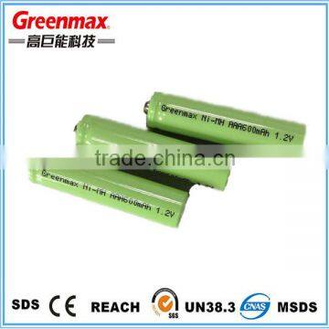Ni-mh Rechargeable Battery--Greenmax AAA 500mah 1.2v