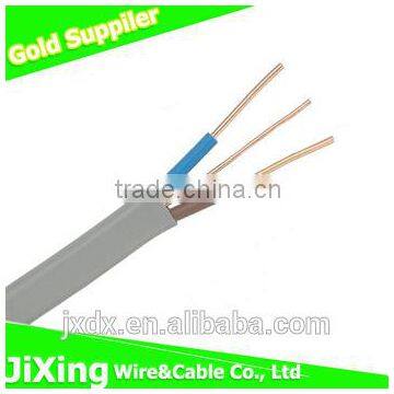 300/500V BVVB 3 core flat cable with pvc insulated&sheathed