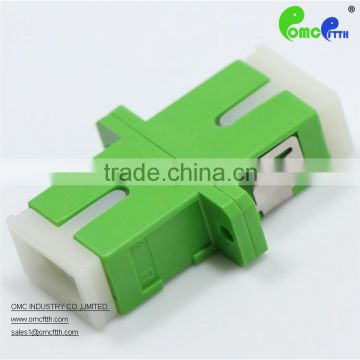 High quality China-made APC SC SX white cap fiber optic adapter