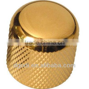 chrome plated brass knurled volume control knob