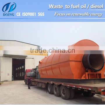 Oil from Waste tire System, Fifth Generation Pyrolysis Machine With Recycling Water Cooling System