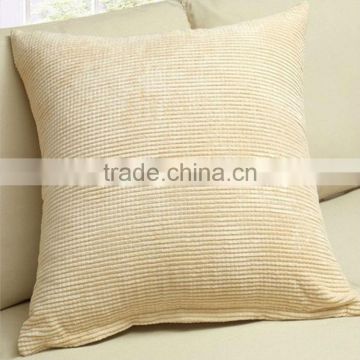 Hot Sell Super Soft Corduroy Solid Cream-colored Sofa and Car Cushion