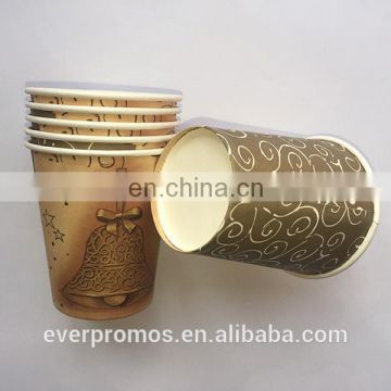 Hot Selling High Quality Disposable Paper Cups/Christmas Bell Paper Cups