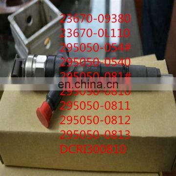 Common rail injector 23670-0L110 P.N. 295050-0810 23670-09380 fit for 2KD-FTV, D-4D engine