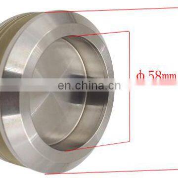 stainless Steel Sliding Door Handle Bathroom Glass Flush round  Door Knob