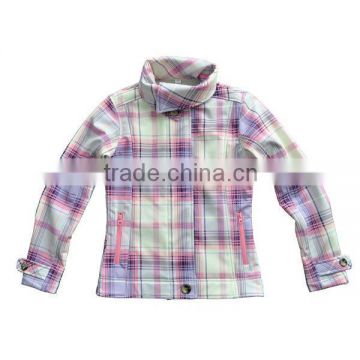Printing softshell jacket for ladies clothes