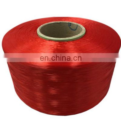 High Tenacity 120D-1200D Polyester colorful fdy multifilament industrial polyester yarn