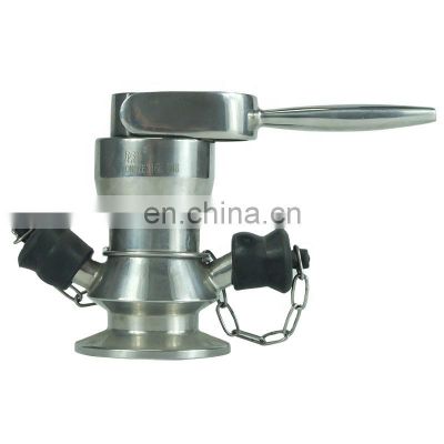 Small food grade stainless steel sterile normal sample valve