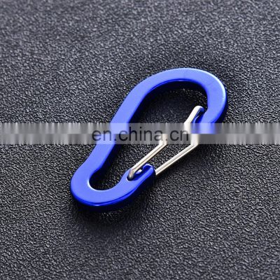 Colorful D-shaped Aluminum Hook, Carabiner Clip Keychain Climbing Carabiner For Camping Hiking Outdoor/