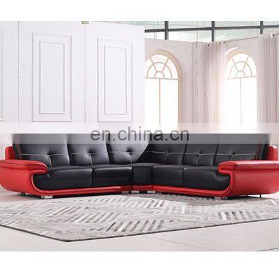 5 seat customize color metal sofa legs elegant leather living room sofa set