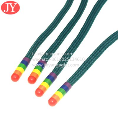 dongguan clothes custom ABS transfer plastic shoe lace aglet women hoodies drawstring cord ends