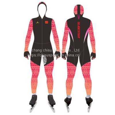 Custom Waterproof Ice Speed Skating Suits Ski Mens OEM Customized Ski Race High Quality Comfortable Short Track Speed Skat Suit