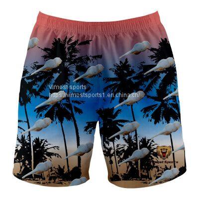 Fashionable Custom Sublimation Shorts of Tree Pattern