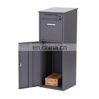 Hot Selling Letter Box Weatherproof Standing Parcel Apartment Steel Mail Box
