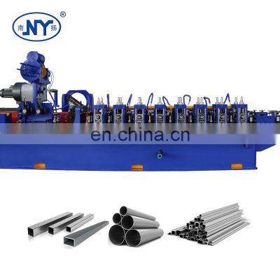 Nanyang manufacturing plant high speed high performance brass steel pipe making machine erw tube mill line